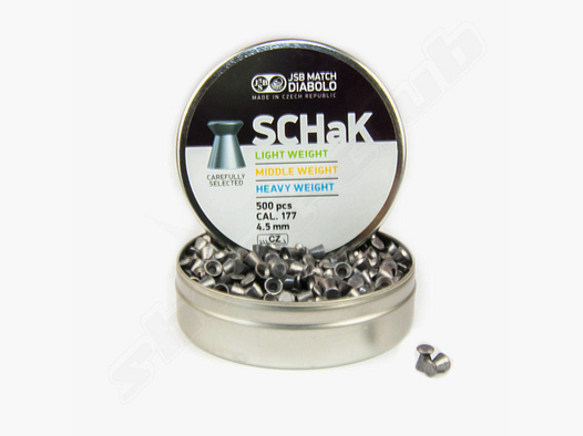 JSB Match Diabolos Schak (schwer) 4,5mm / 0,535 g / 500 Stk
