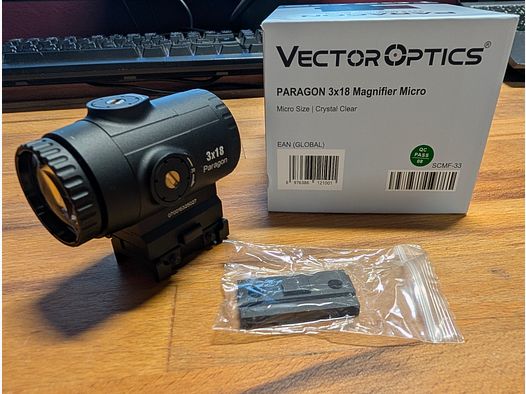 Vector Optics SCMF-33 Paragon 3x18 Micro Magnifier