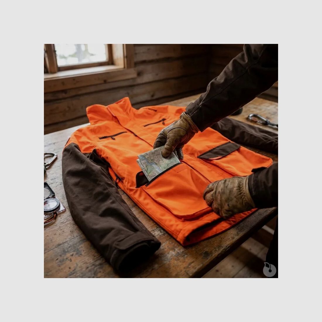 Parka Herren Winchester Track Racoon - Orange 50C, Bild 5 von 12