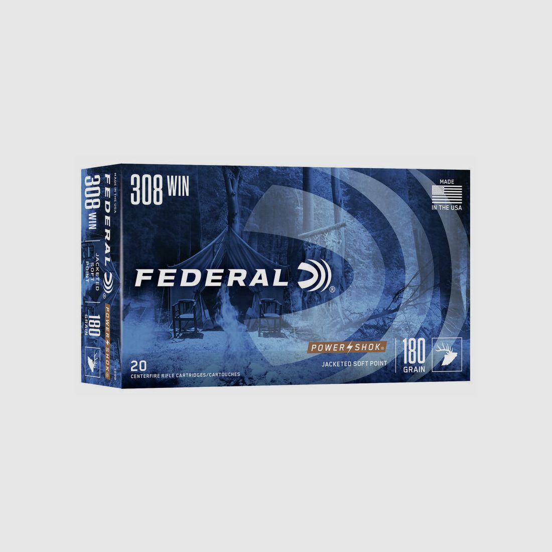 Federal TM/SP 11,7g/180grs Power-Shok .308Win; .308 7,62x51mm
