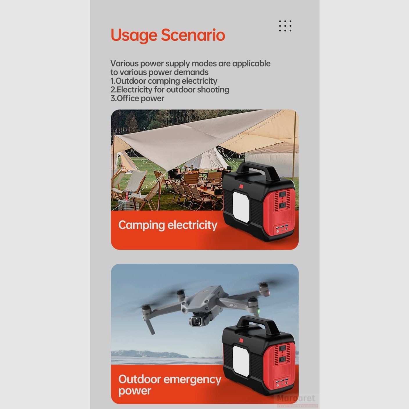 Station d’alimentation portable Margaret & Johnson BK300, image 13 sur 19