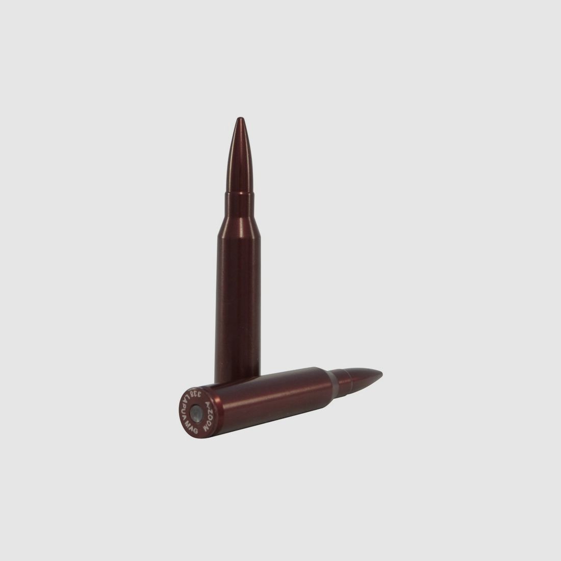 A-Zoom Cartuccia Finta in Alluminio Anodizzato .338 Lapua Mag. 2-Pack
