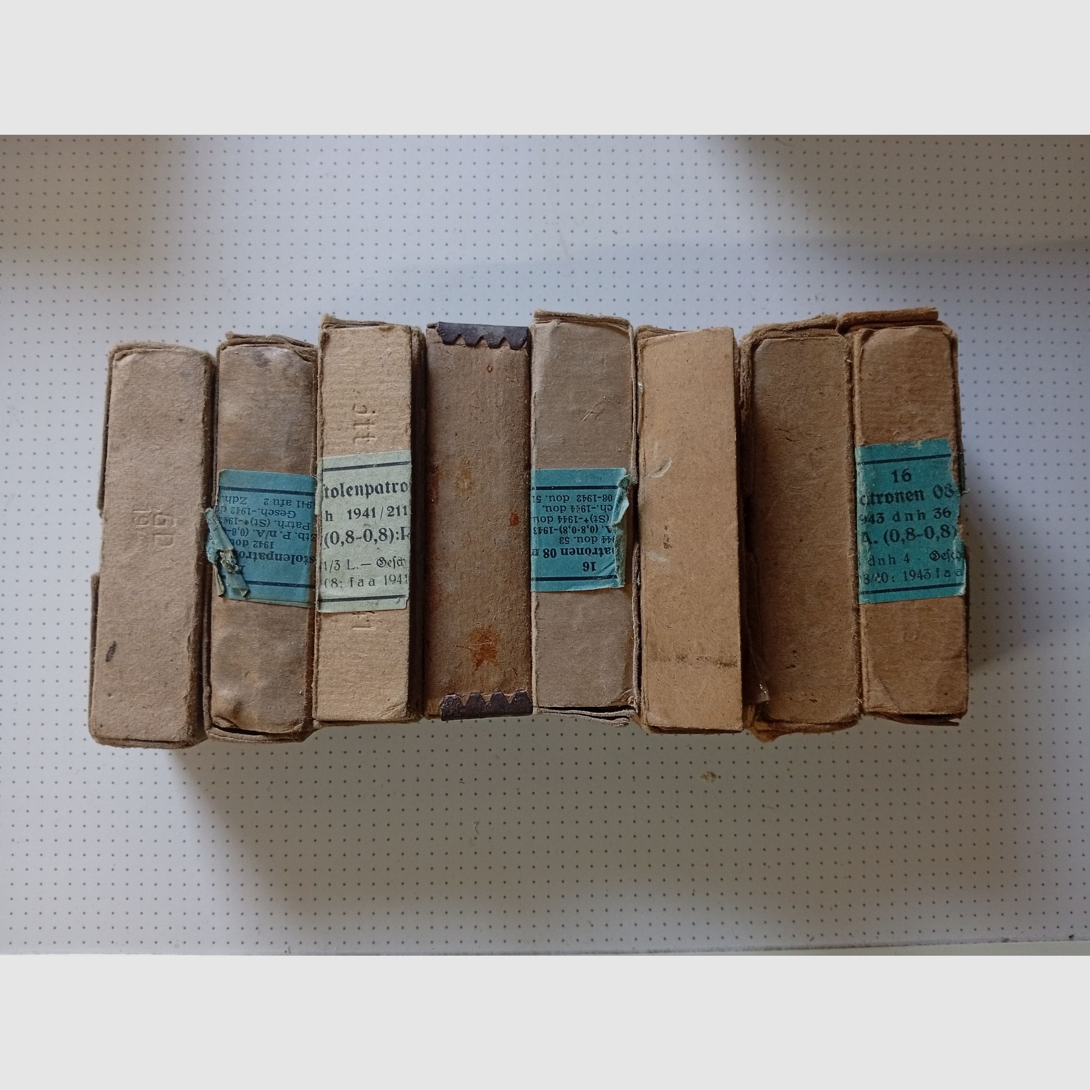 Walter P08 9mm Parabellum munitions