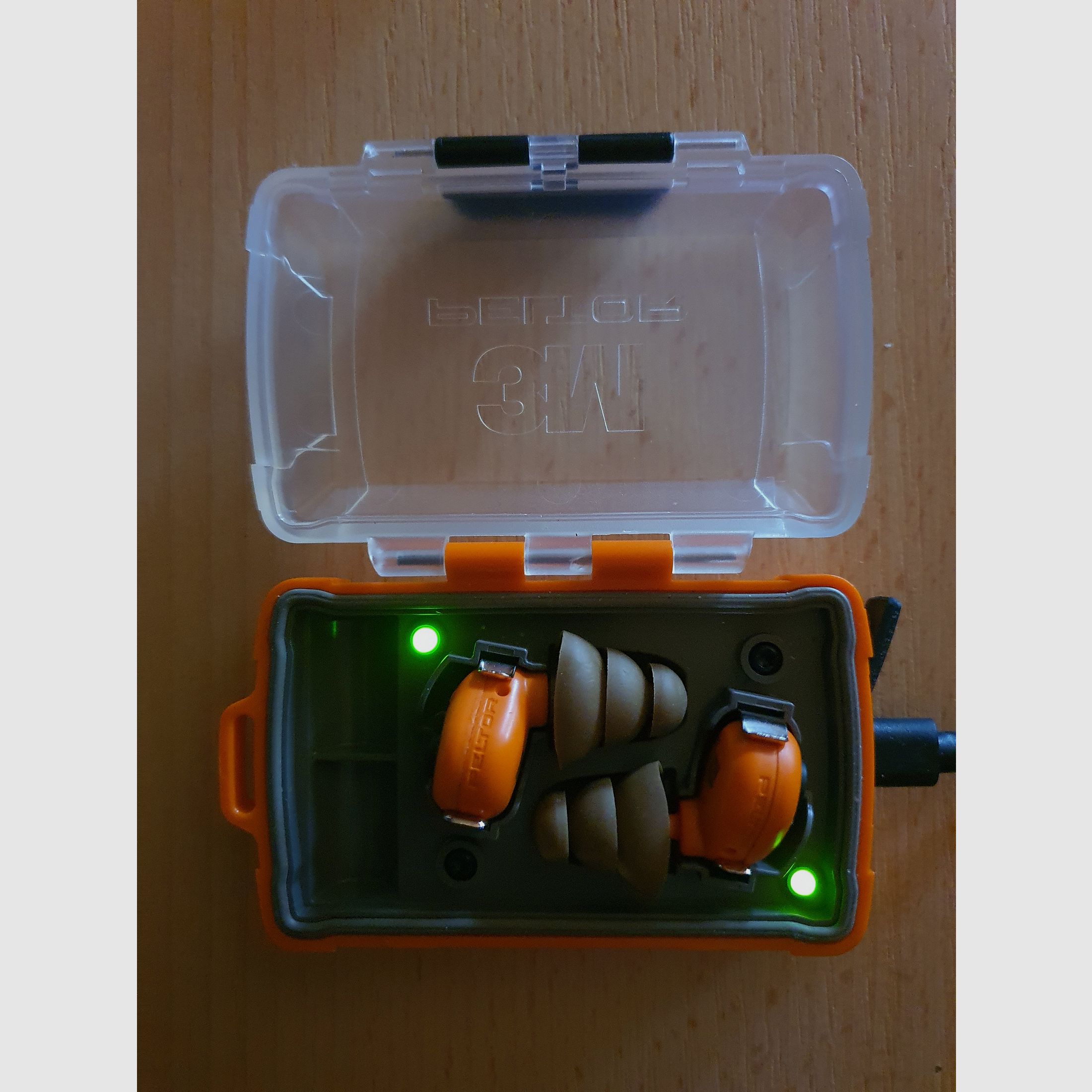3M PELTOR EEP-100 EU Elektroniczne zatyczki do uszu pomarańczowe