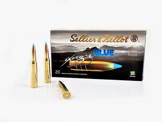 S&B Büchsenpatrone 7x57 tipped eXergy blue 9,7g/150grs