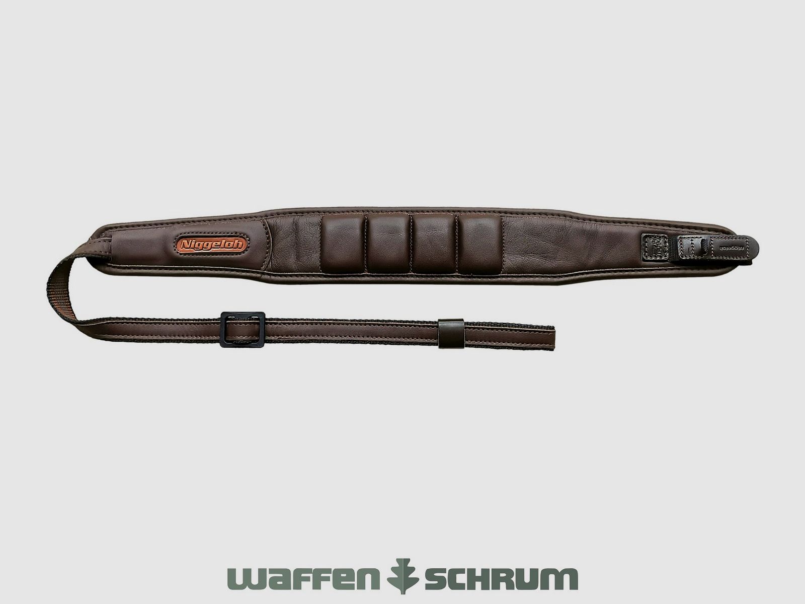 Niggeloh Gewehrriemen Premium Paddy / Leder / Braun