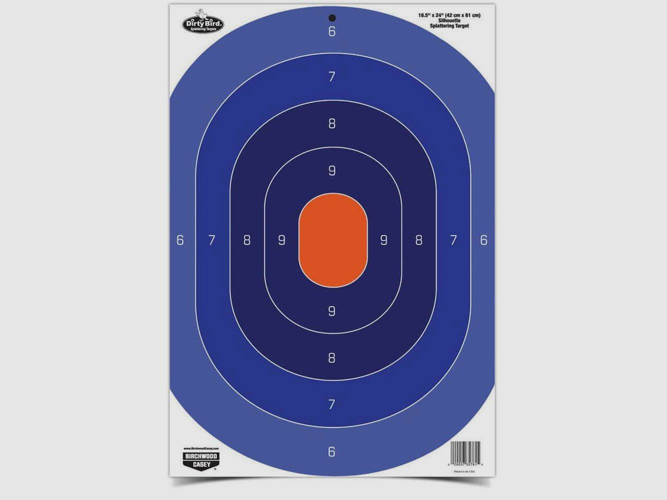 Set van 3 Reactieve Silhouetdoelen Birchwood-Casey - Duurzaam Staal - Directe Reactie - Voor Nauwkeurige Training, afbeelding 1 van 4