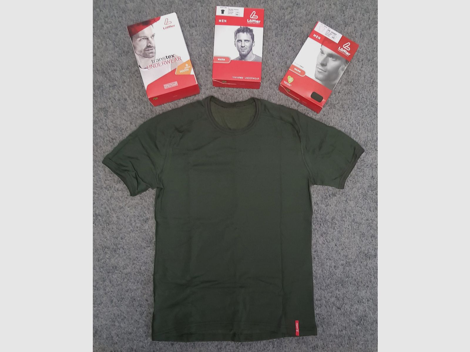 LOFFLER UNDER SHIRT GREEN size 44-60 WHITE size 48