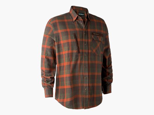 Deerhunter Ethan Shirt Orange Check