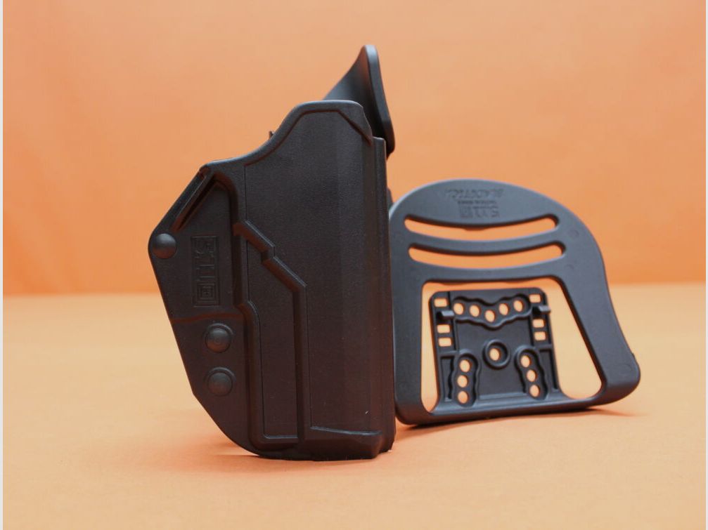 5.11 5.11 ThumbDrive Holster (50101) 019 Zwart: SIG Sauer P228/ P229 (met Rail/ Accessoire rail) rechtshand zwart