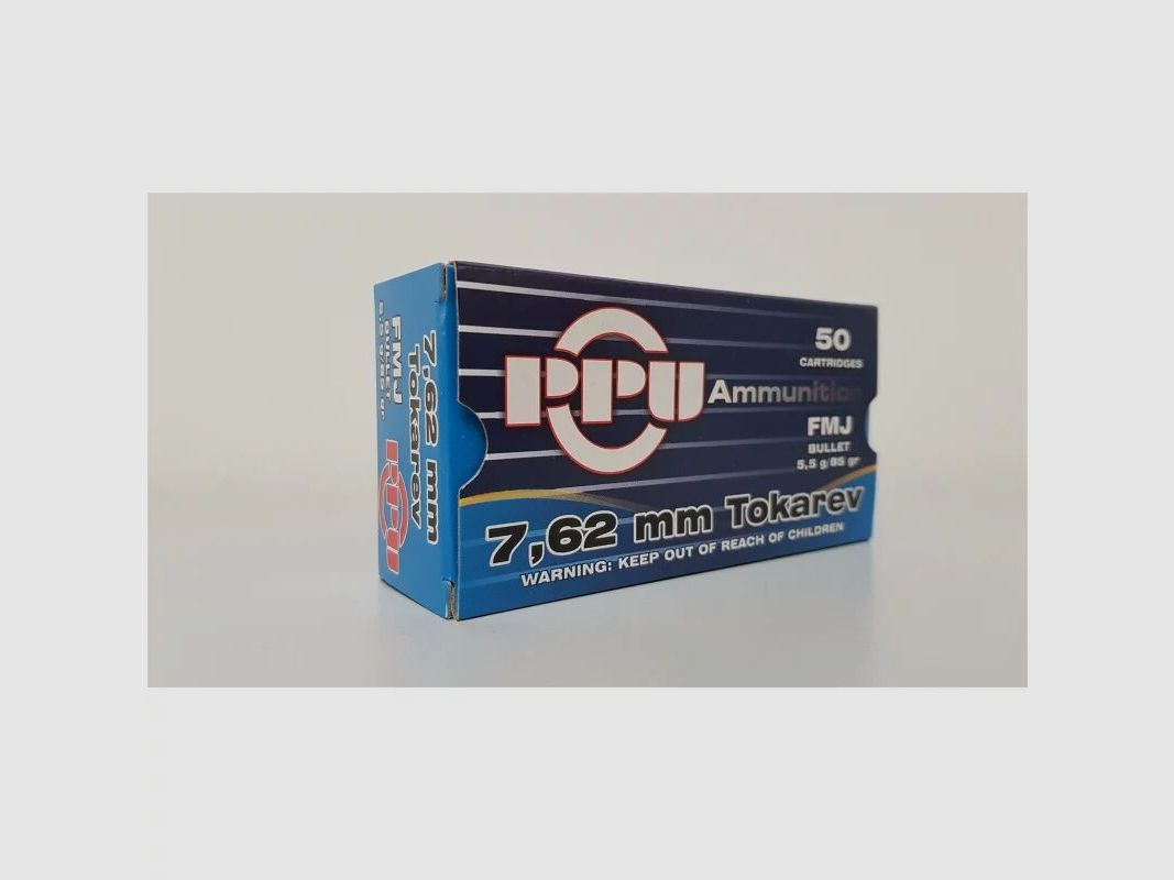 Prvi Partizan PPU FMJ 85 grs - 50Unid