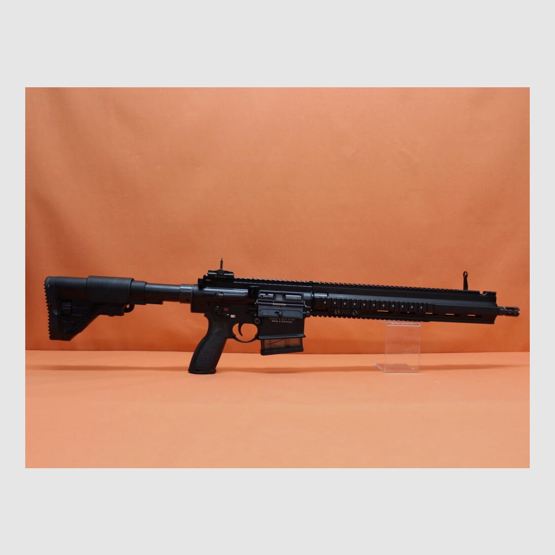 Heckler&Koch Ha.Büchse .308Win Heckler&Koch/H&K MR308 A3 28 16,5" Lauf Schwarz, Gas-Piston-System HK417/G28
