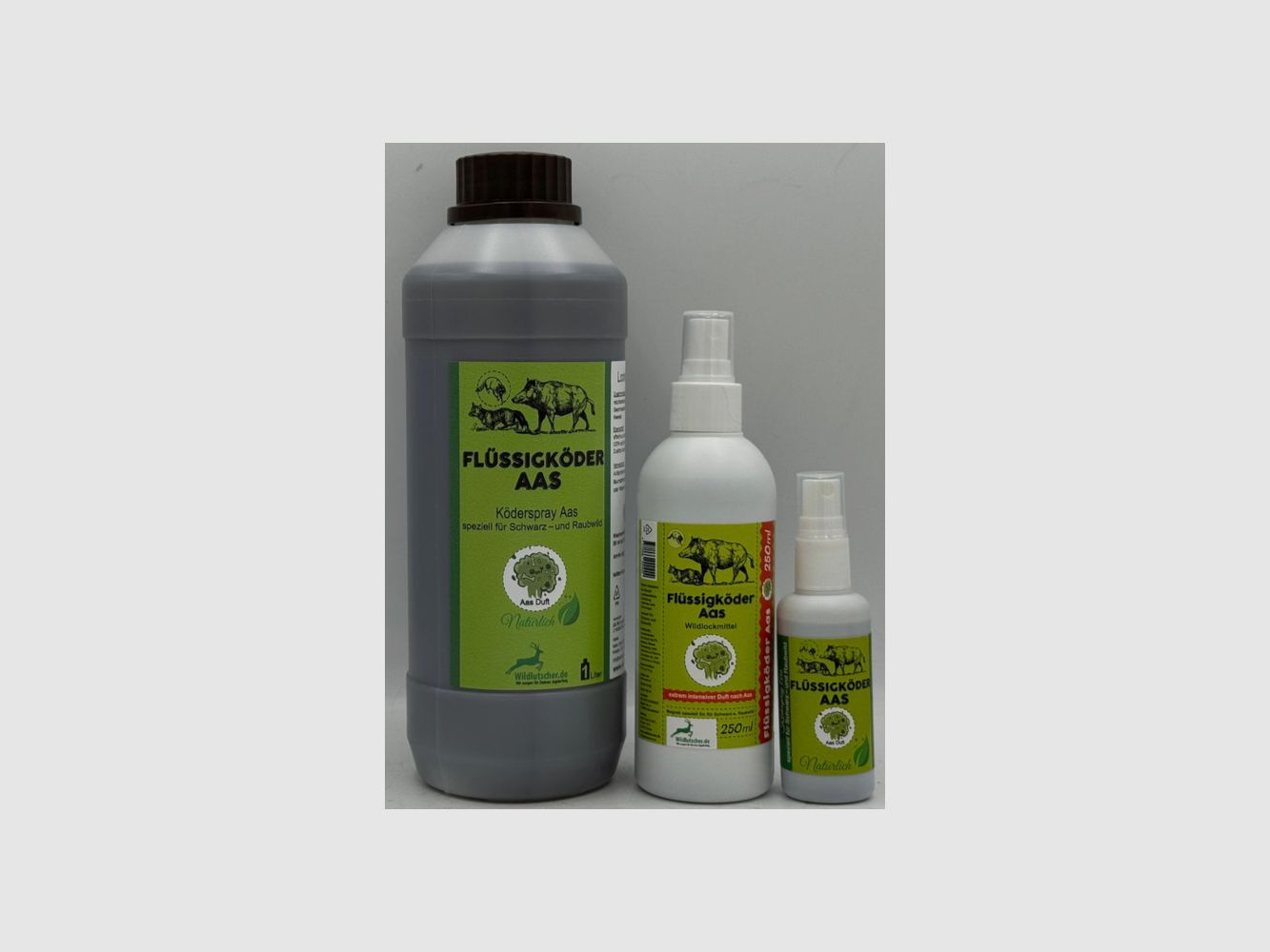 Wildlutscher Flüssigköder und Köderspray verschiedene Varianten