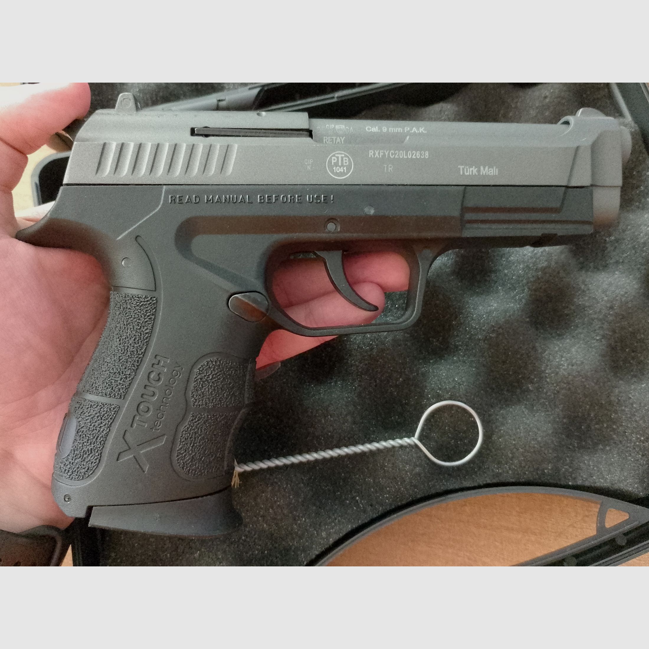 Retay X Pro Bicolor-Finish  im Kal. 9 mm P.A.K. mit Verpackung!