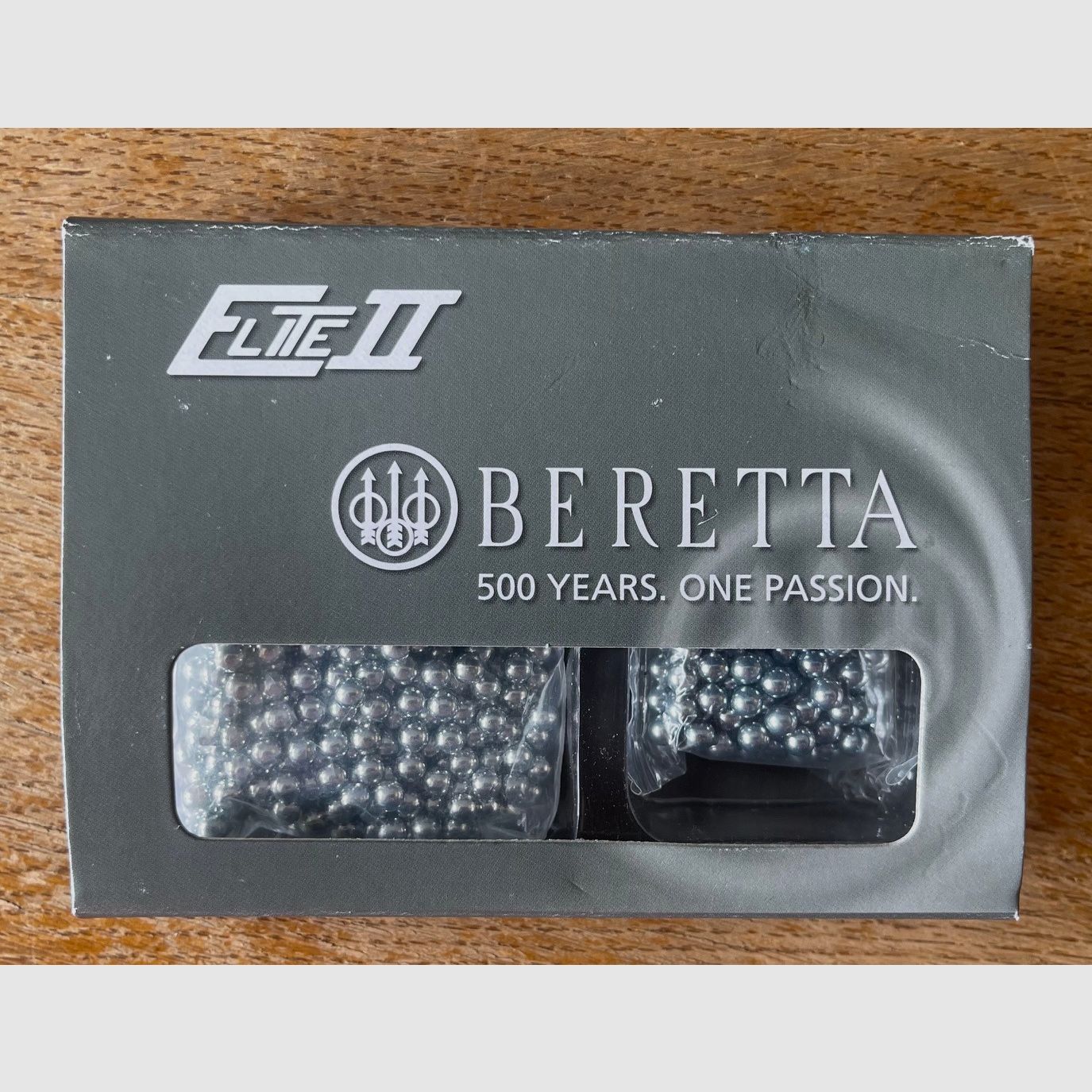 Konvolut aus Oakwood Spitz Diabolo Notsignalsterne Beretta Elite II Kugeln Waffenpflegeset