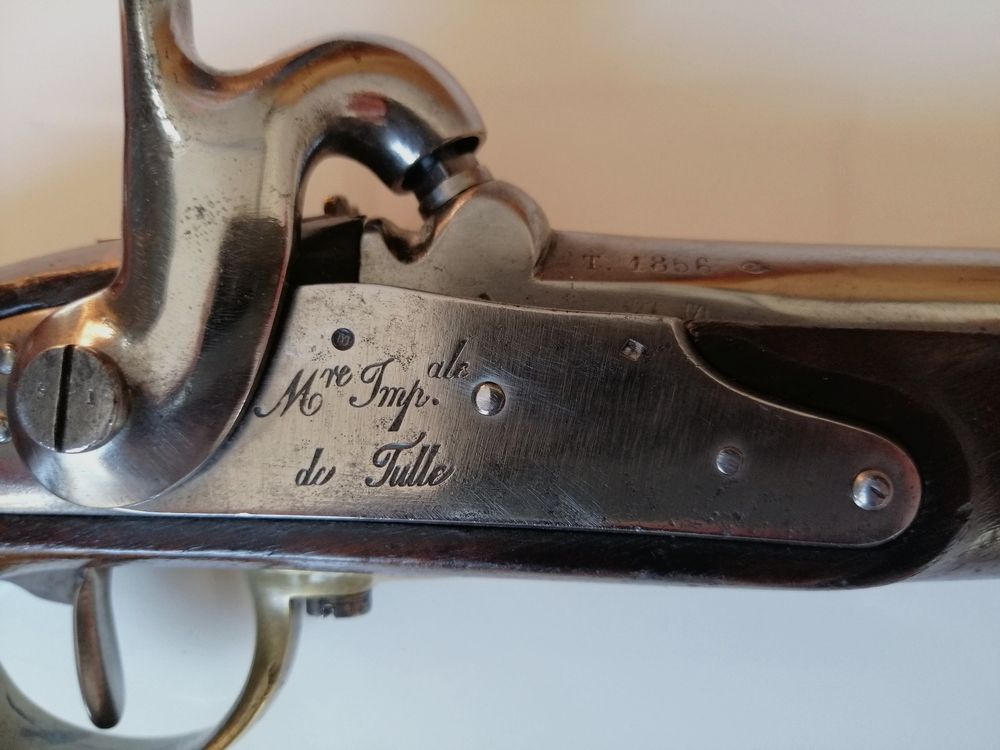 Très beau pistolet français Modèle 1822 T-BIS construit neuf au numéro – Excellent état, image 4 sur 22