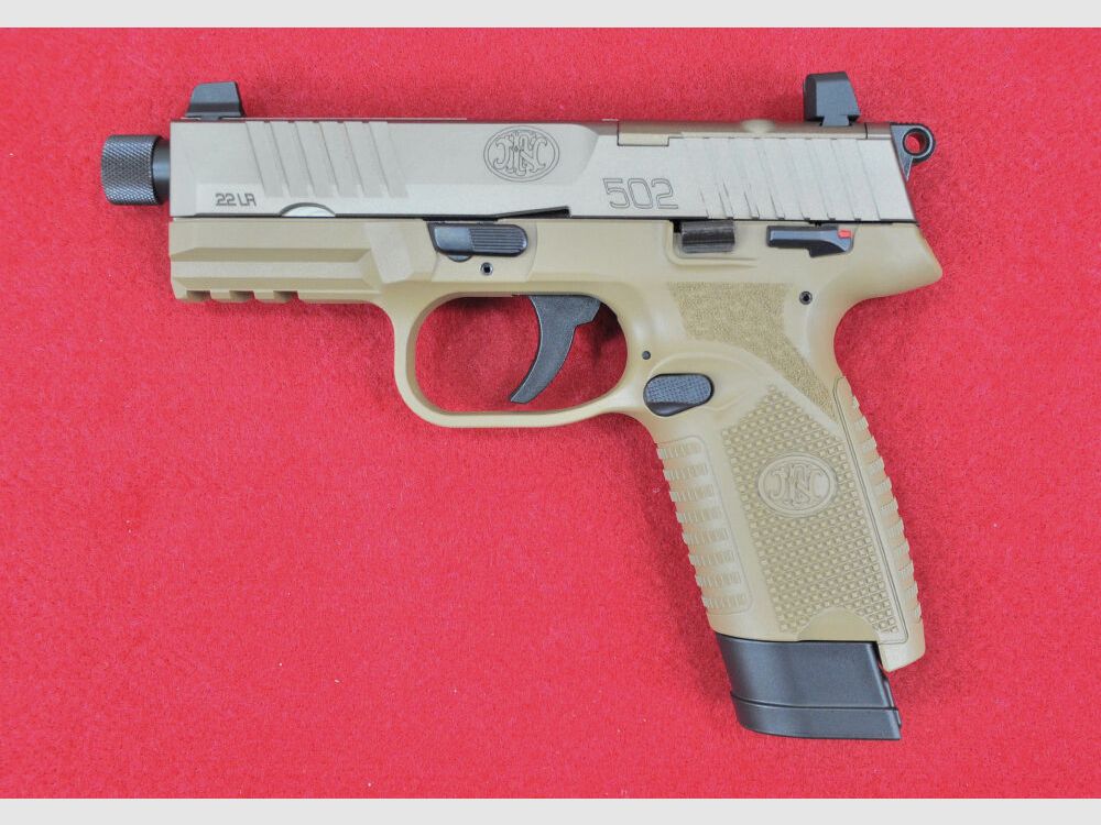 FN 502 T FDE .22lr