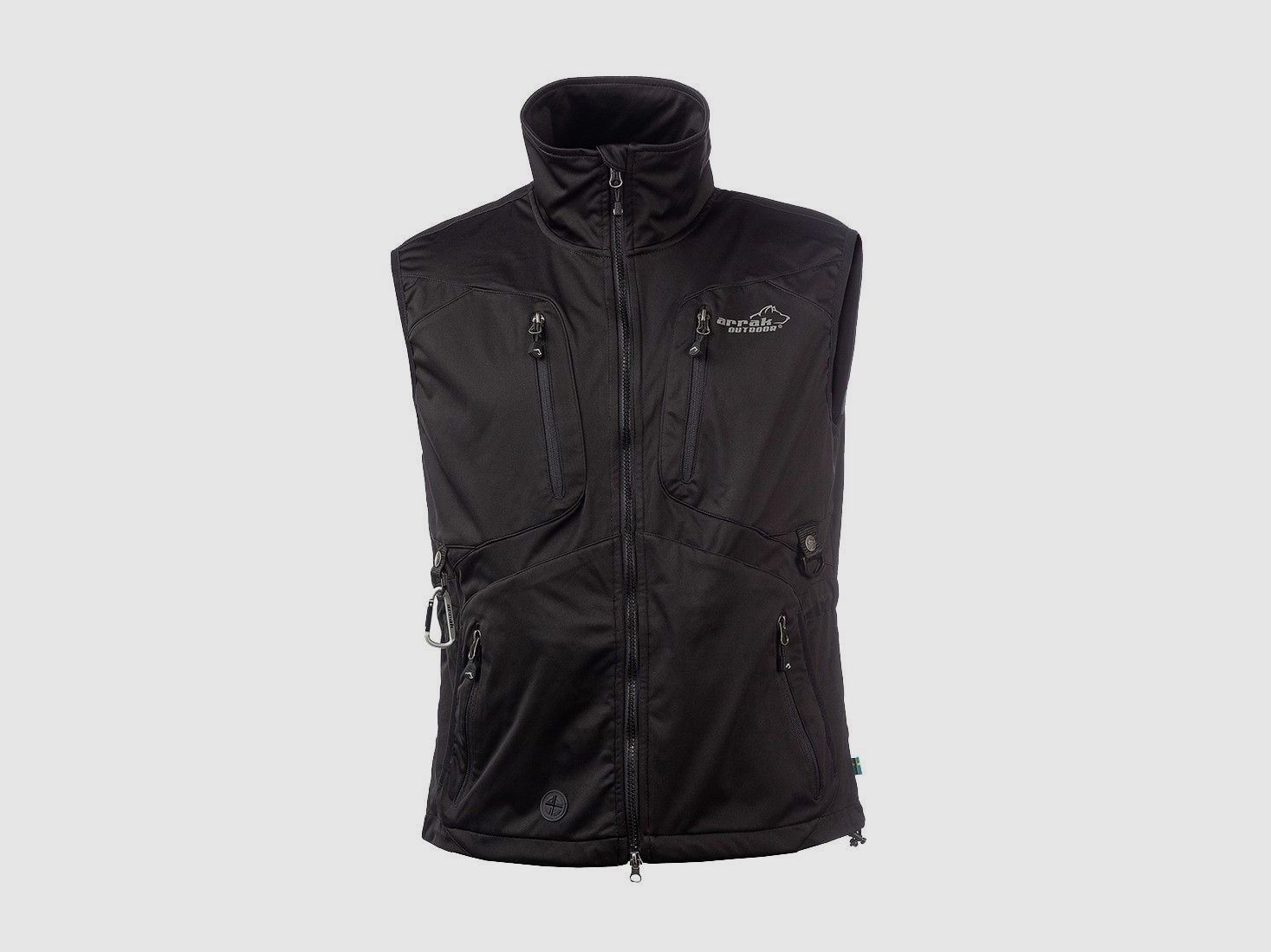 Arrak Outdoor Acadia Chaleco Softshell Hombre Negro 5XL