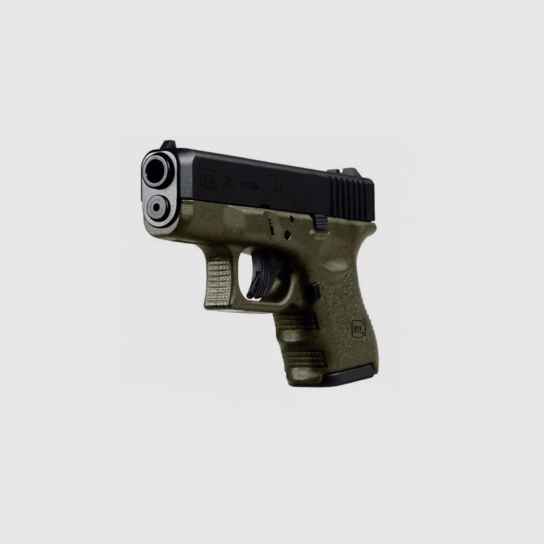 GLOCK 26 Gen3 Pistole Previous 9 mm Subcompact Oliv OD Green