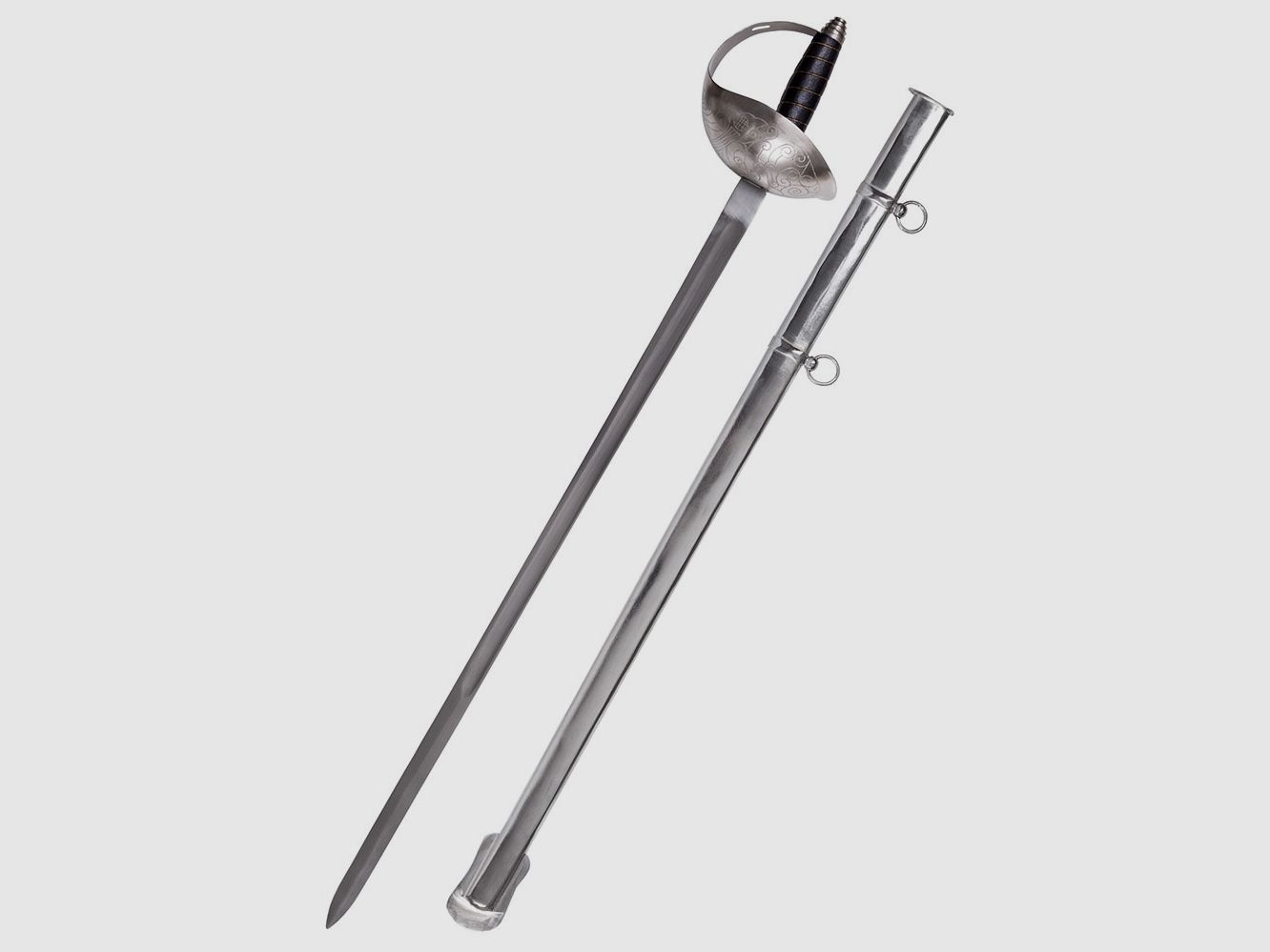 British cavalry sword with scabbard