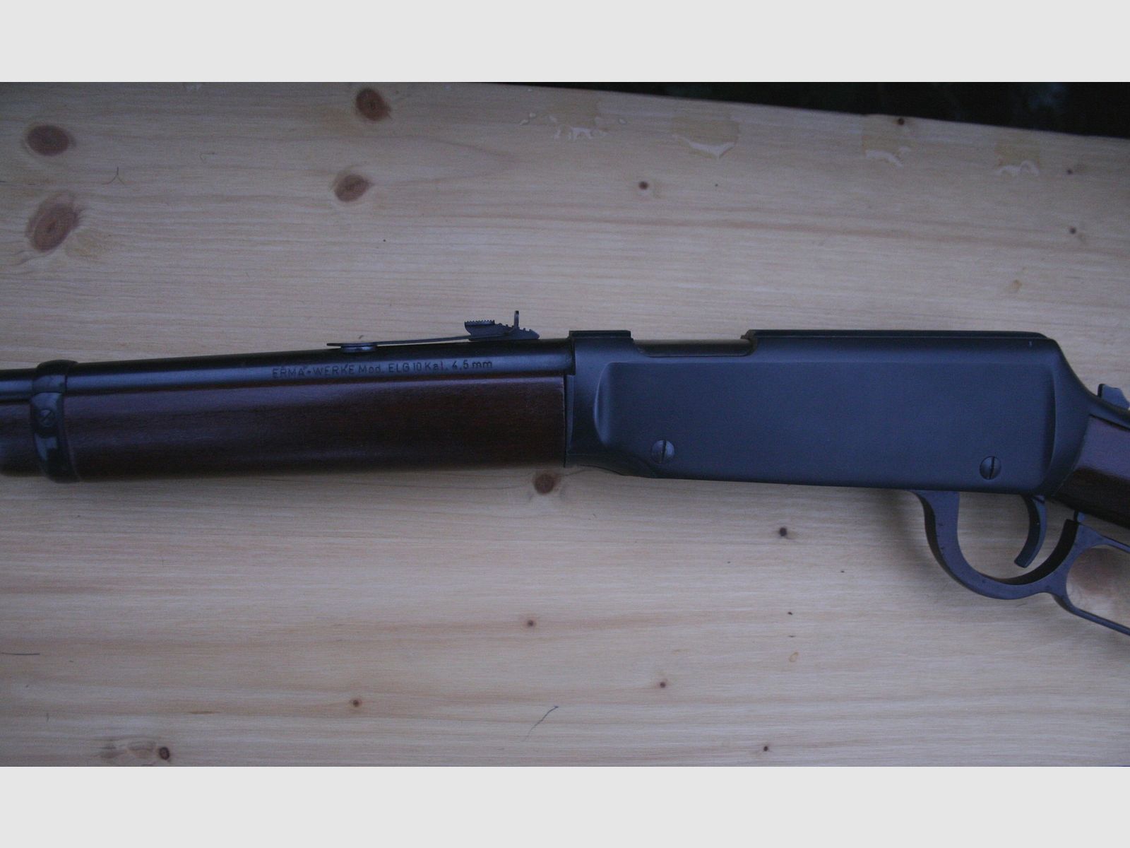 Biete ein sehr seltenes Erma ELG 10 Luftgewehr im Winchester Lok