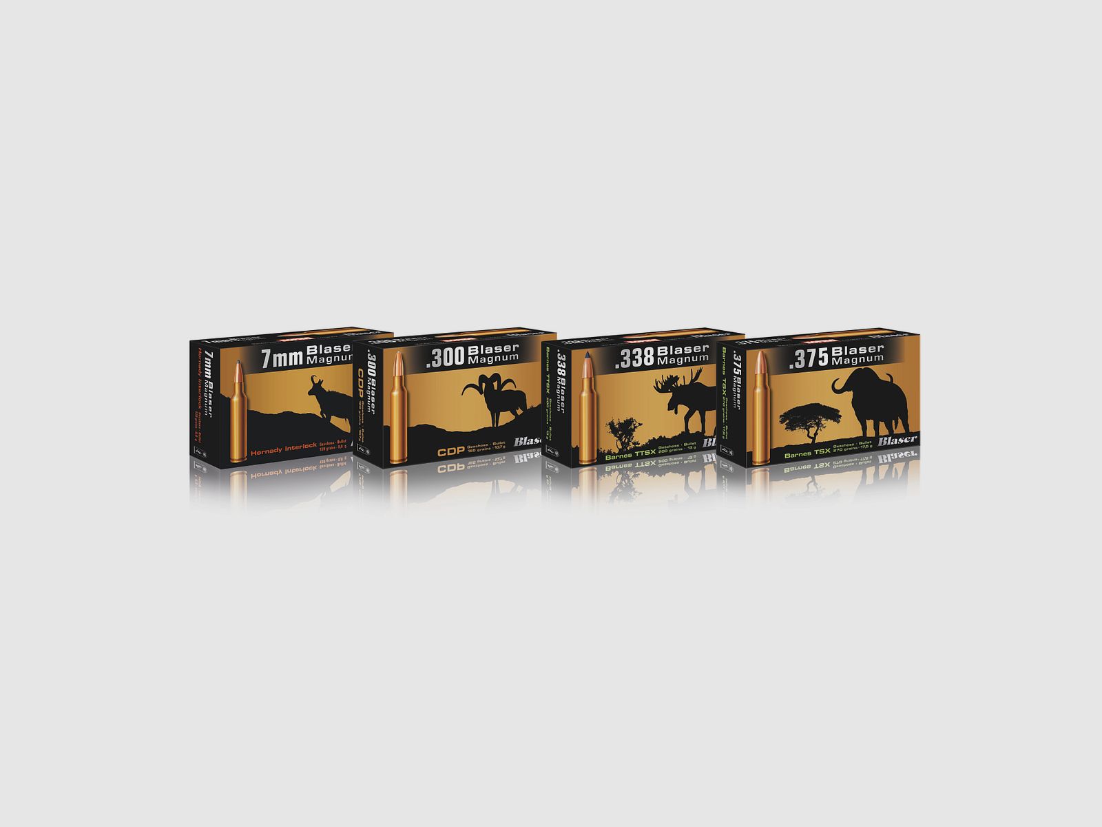 Blaser 7mm Blaser Mag CDC 9,4g Bleifreie Büchsenpatronen