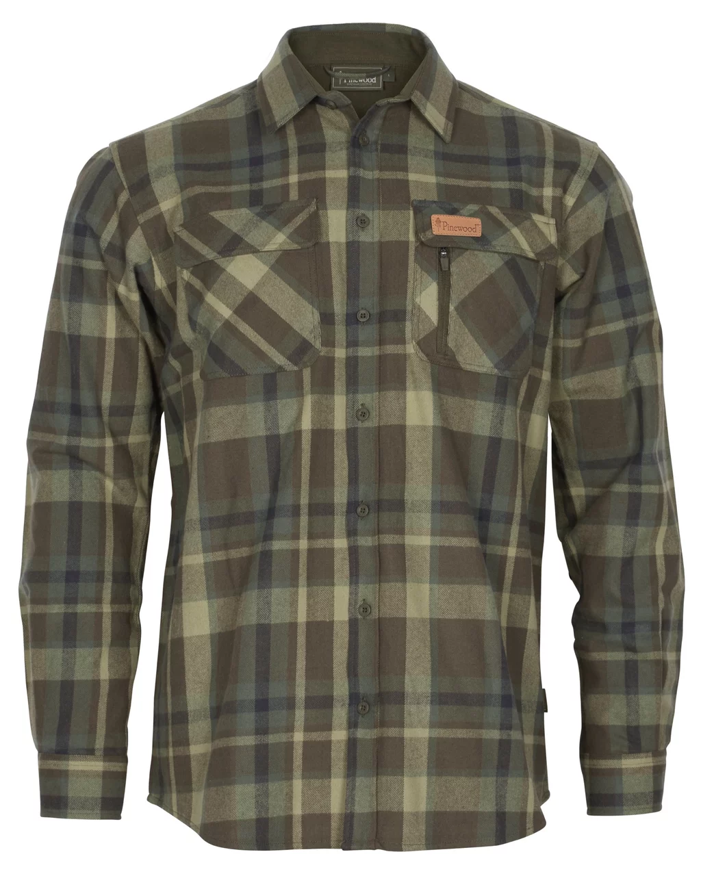 Lappland Flanellhemd 5487 Green Brown XL, Bild 1 von 2