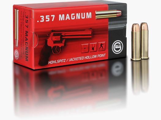 Geco .357Mag. Deelmantel Holle Punt 158grs.
