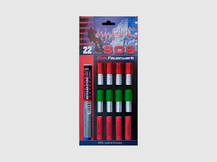 Zinc Fireworks SOS Set 22-piece 15 mm