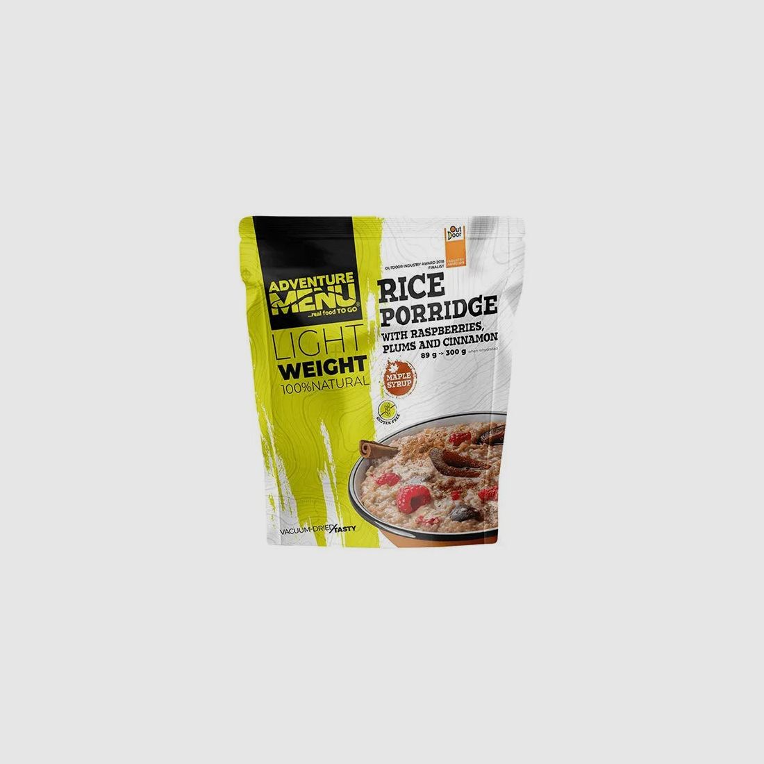Adventure Menu Lightweight Reisbrei mit Pflaume Himbeere Zimt
