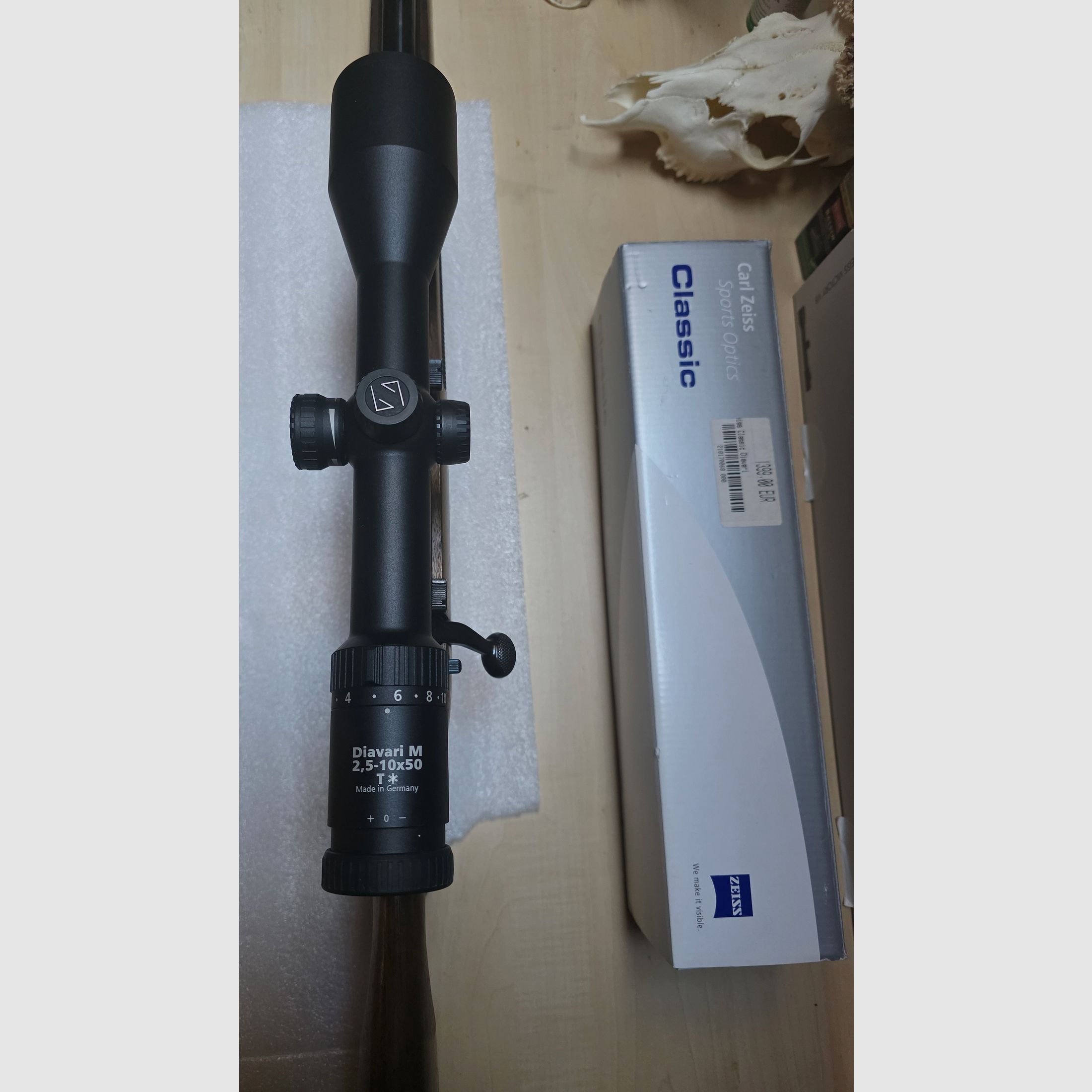 Weihrauch HW 66 TH (.17 HMR) with Zeiss Classic Diavari M 2.5–10x50 T*