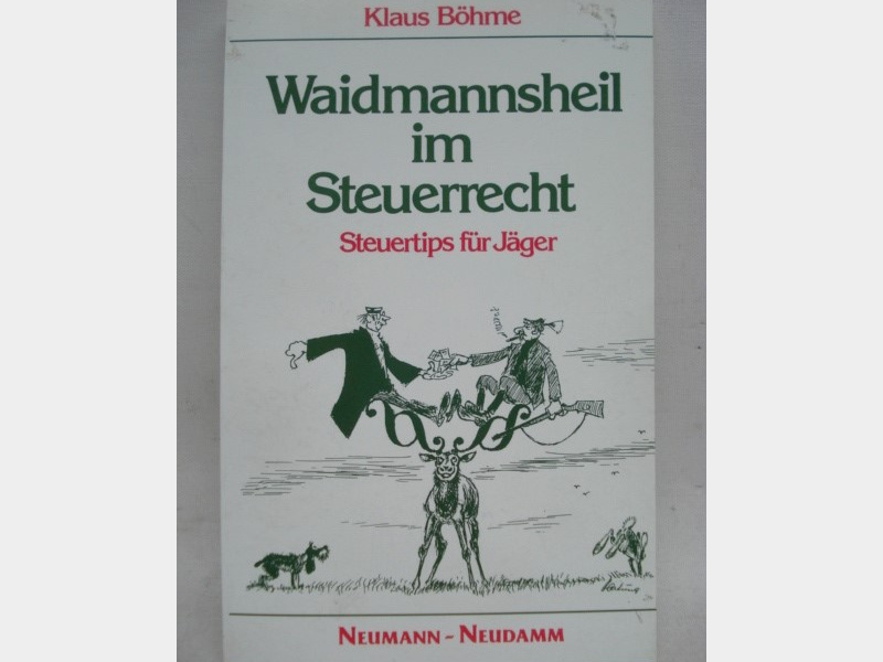 Buch Waidmannsheil im - Steuerrecht, Klaus Böhme