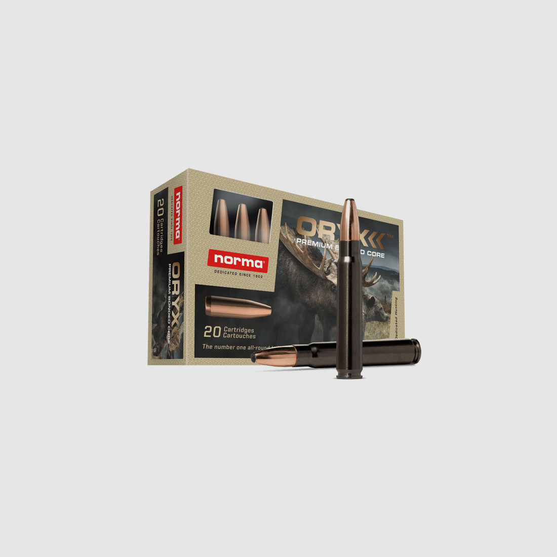 9.3×62 Norma Oryx Silencer 18.5g / 285grs.