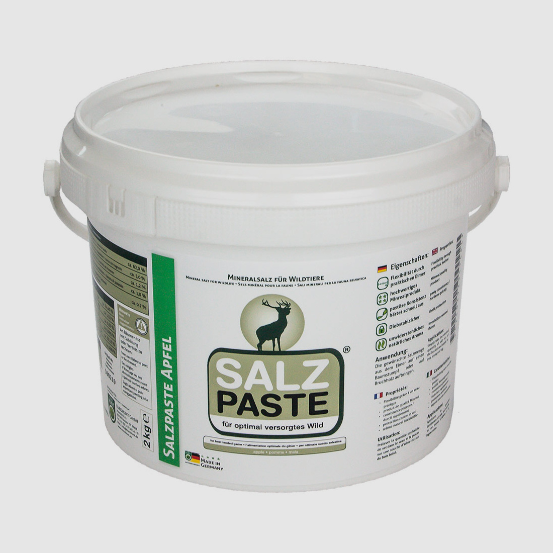 Eurohunt Salzpaste 2 kg Eimer