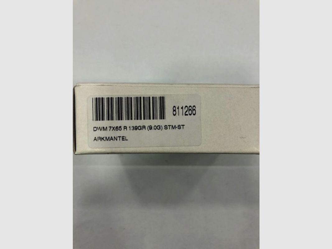 DWM CARTRIDGES 7X65 R GR 139, image 2 of 2