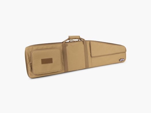 Housse d'arme d'hiver W4 110 cm - résistant à l'eau, verrouillable, sangles de sac à dos amovibles (Dune)