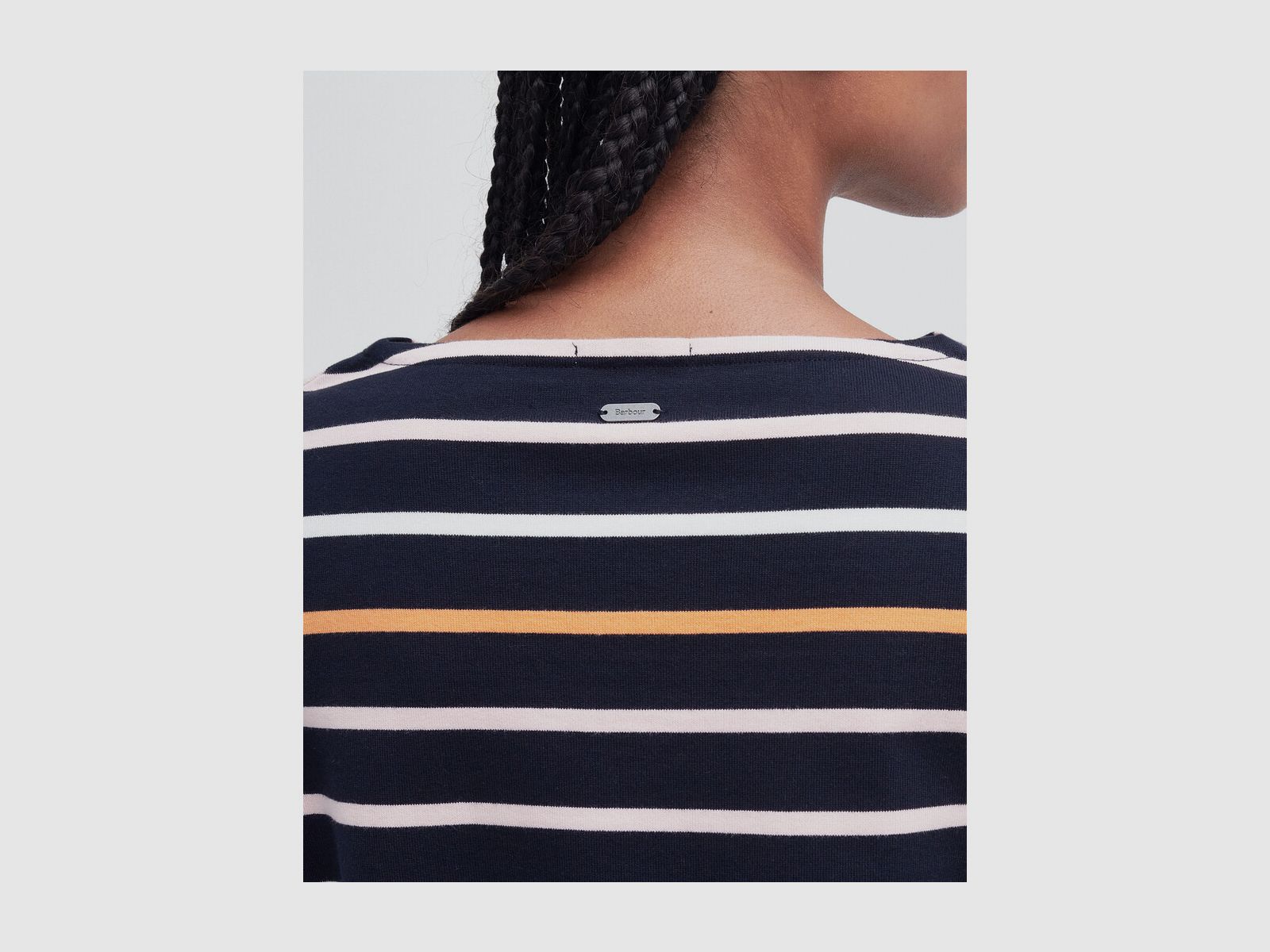 BARBOUR Streifenshirt Hawkins Navy Stripe