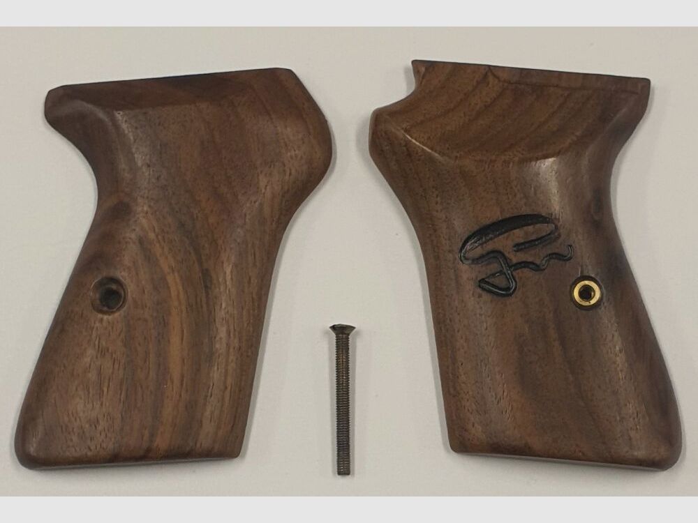 Unknown wooden grip scales for Walther PP