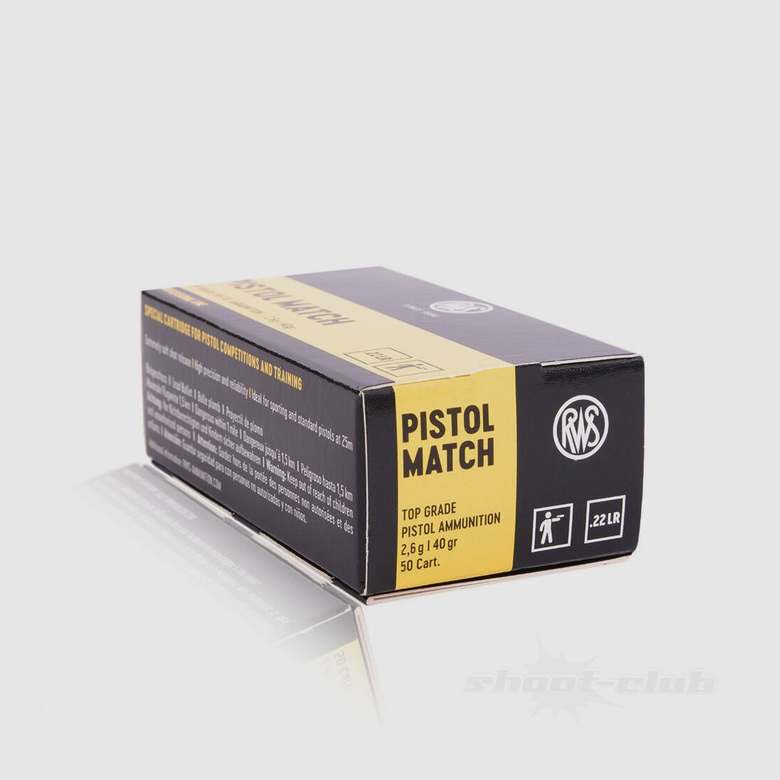 RWS Pistol Match LRN 40grs 50St .22lr, Bild 3 von 5