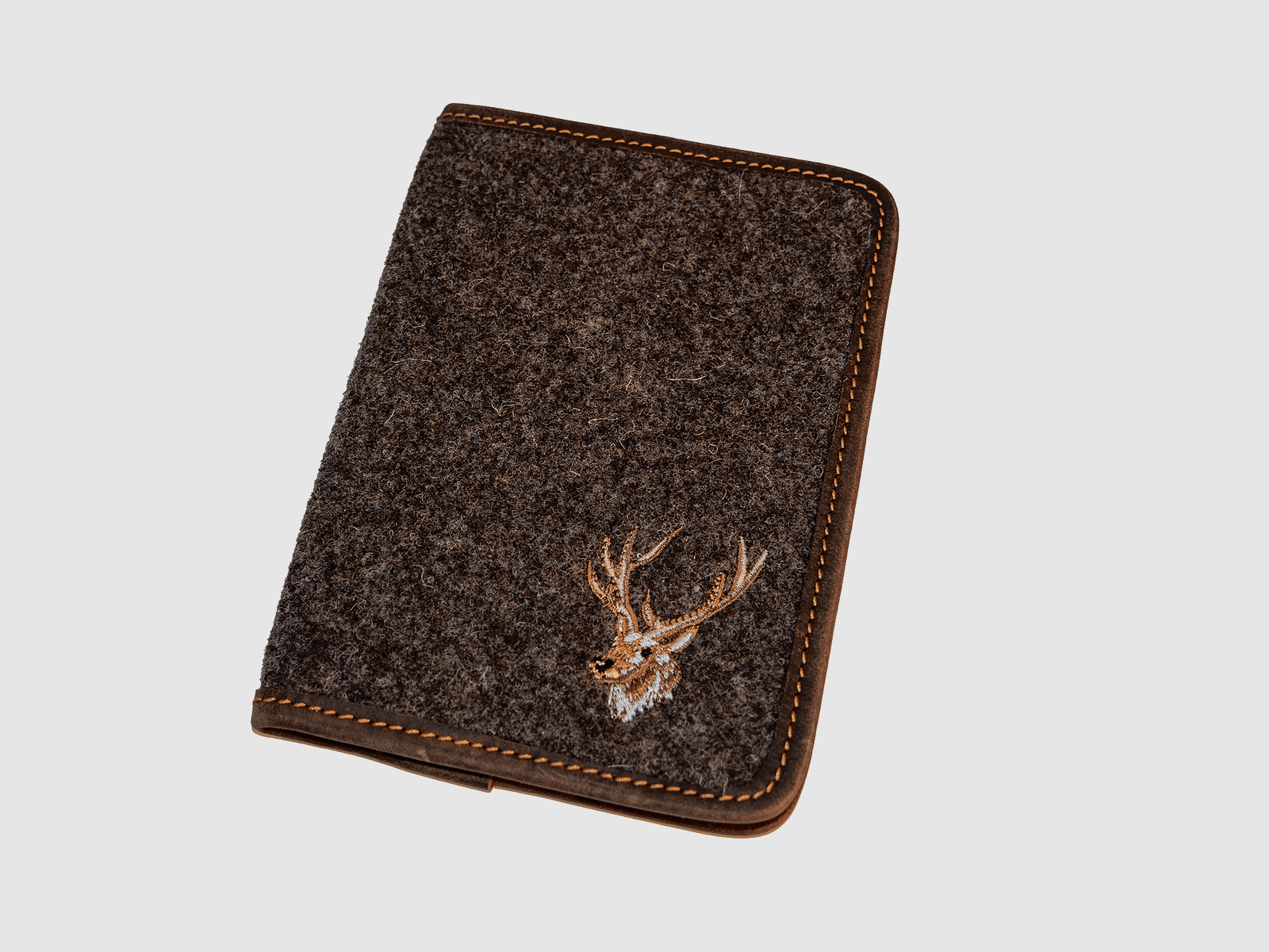 Fritzmann wool felt hunting license bag