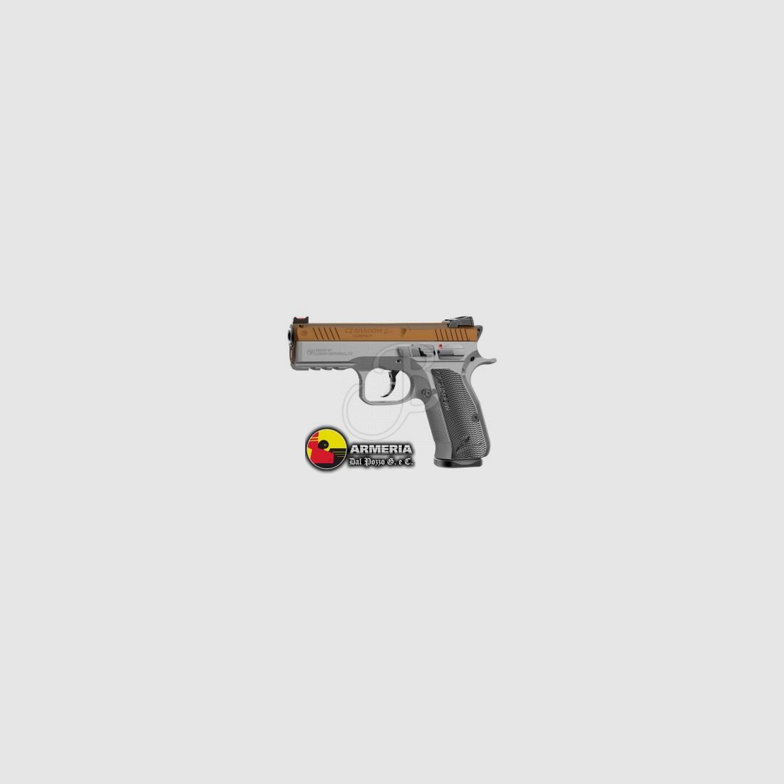 CZ SHADOW 2 9 LUGER COMPACT INDUSTRIAL GOLD