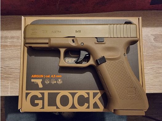 Glock 19 Coyote (G19X), 3 Joule, 4,5 mm