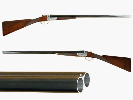 Doble escopeta Webley & Scott, cal. 12/65