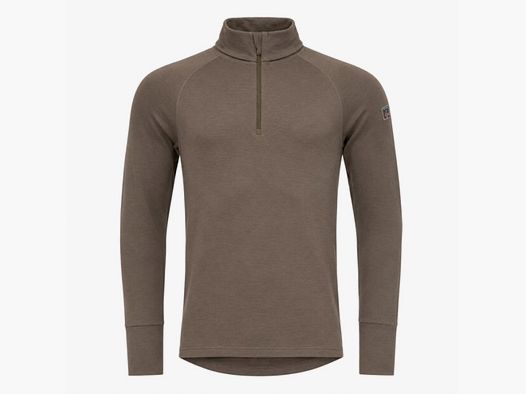 Devold H-Unterzieh-T-Shirt Zip-Neck Expedition Merino 235