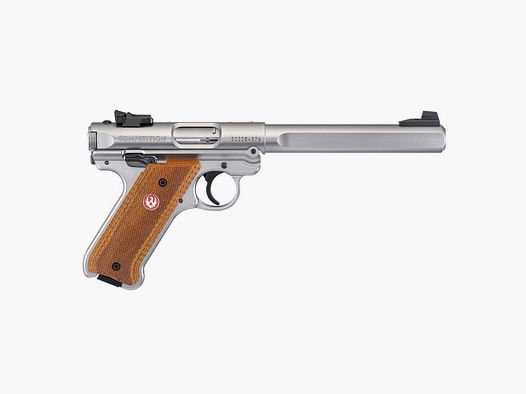 Ruger MARK IV COMPETITION .22 LR 6,9"/17,48CM SATINERENDE RVS
