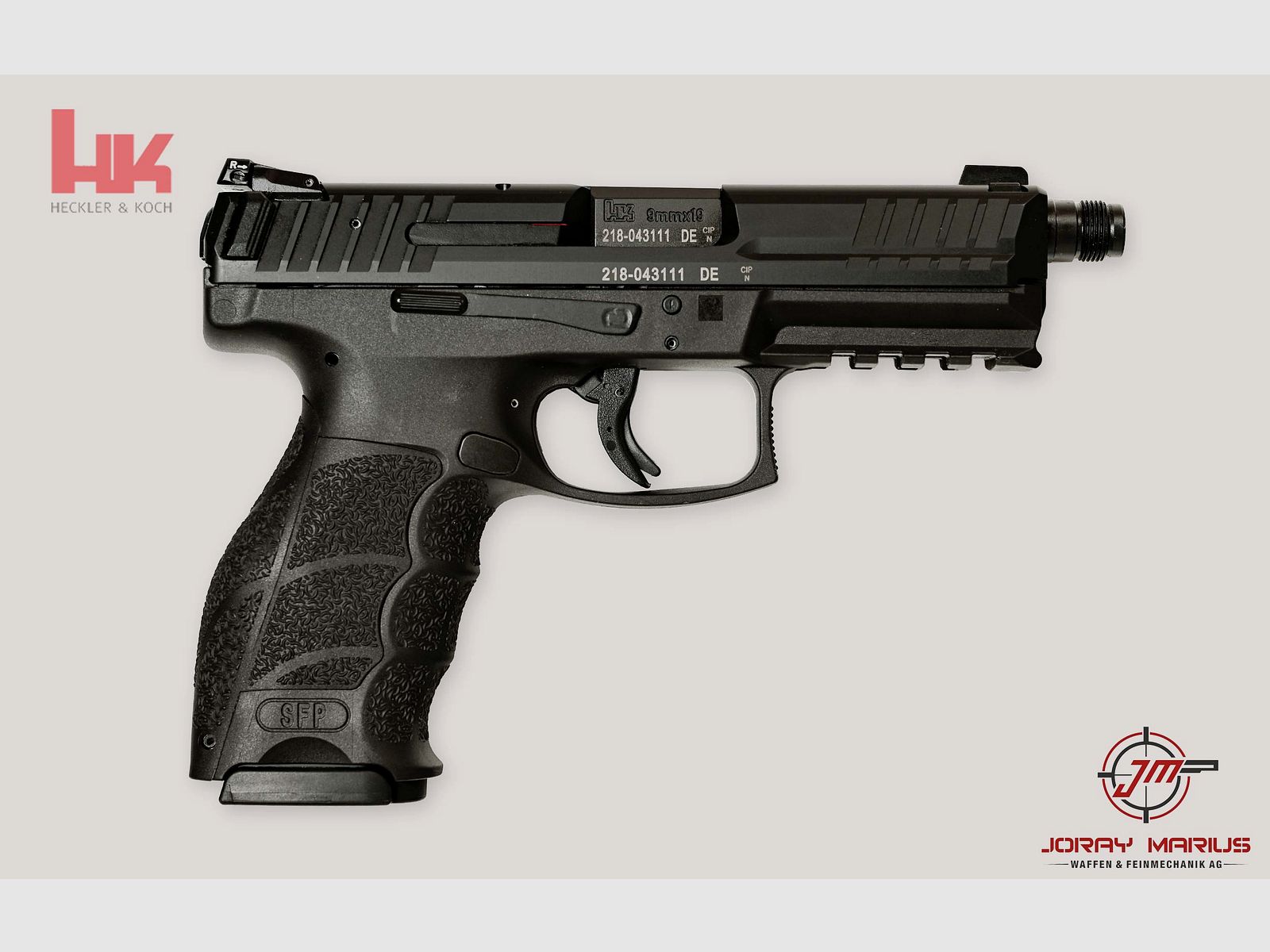 H&K SFP9 SF PB Tactical gewelfde loop 9mm Para, afbeelding 1 van 2