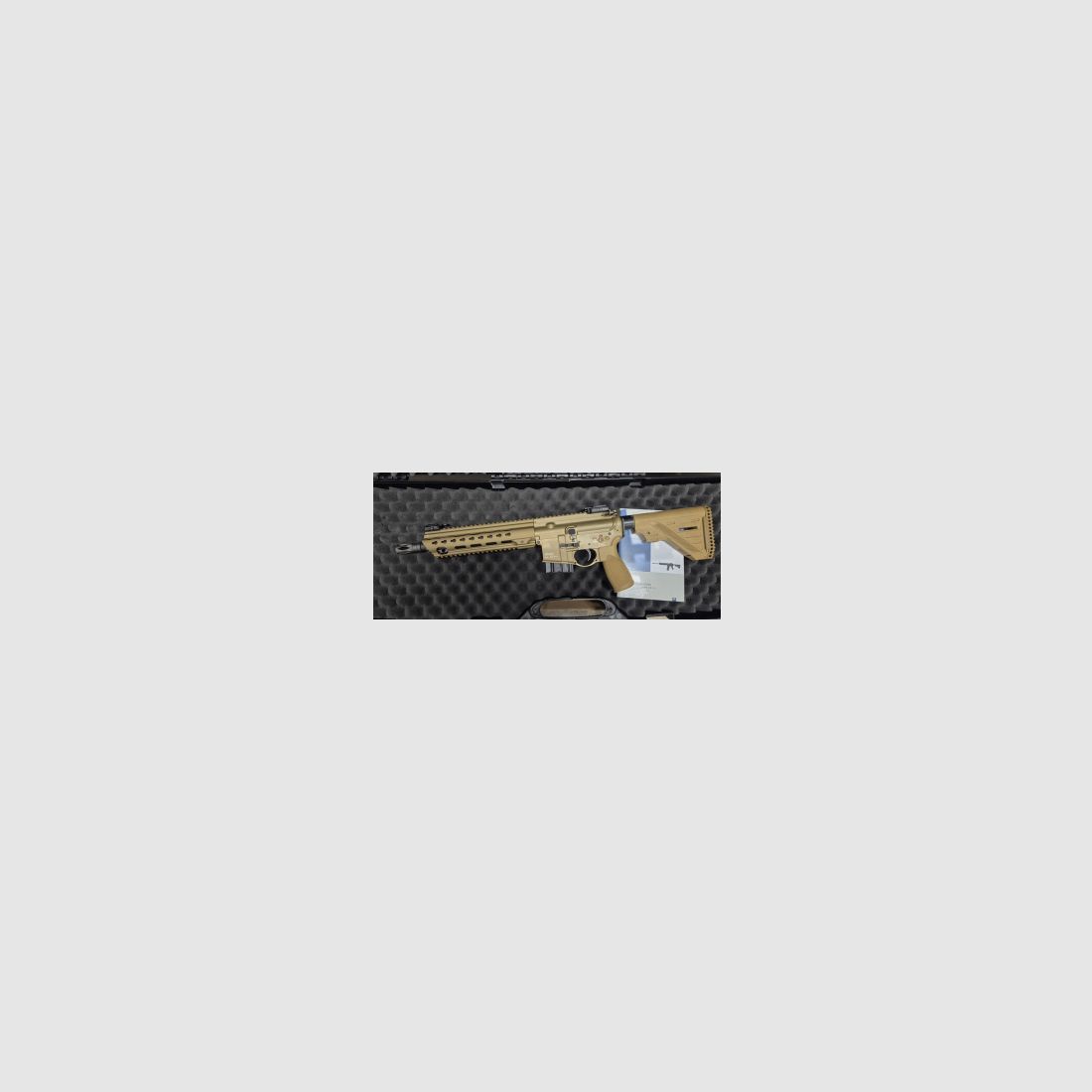 Heckler & Koch SLB MR223, A3-Version, Slim-Line HKey 11" Sandfarben