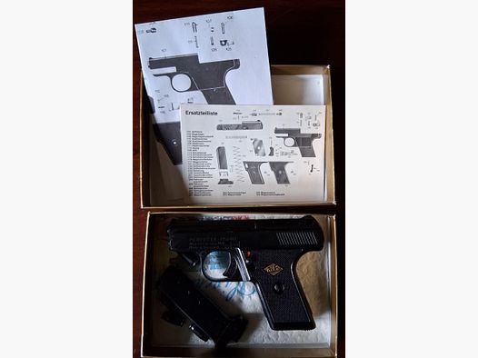 Mayer & Riehm KG  Perfecta Mod. 50 4mm M20 mit  F-Zeichen und PTB112 ungeschossen