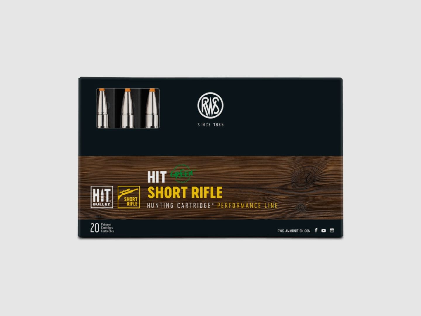 RWS .30-06 Springfield HIT Short Rifle 165 Grain, afbeelding 1 van 2