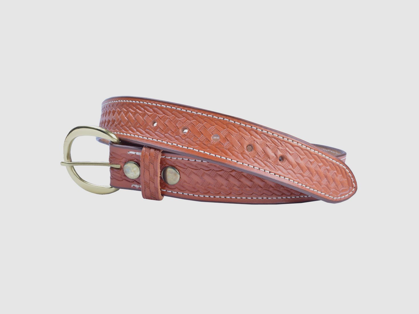 Belt Casual 34" Tan Basket, immagine 2 di 3